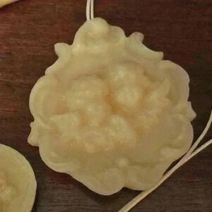 Handmade beeswax  ornaments - mystery box - set of 5